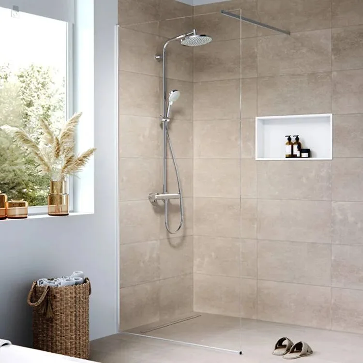 Трап для душа Hansgrohe RainDrain Compact 700 мм для стандартной установки, нержавеющая сталь (56177000) - Фото 2