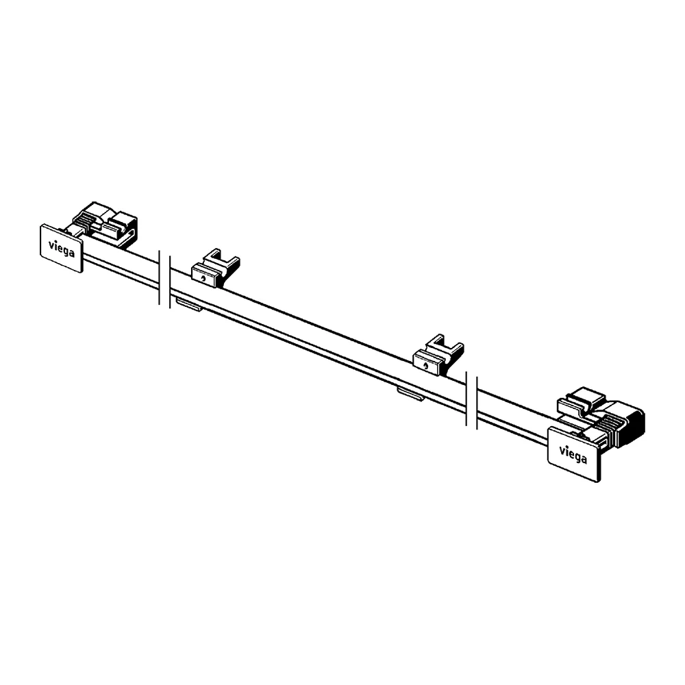 Дизайн-вставка для душевого лотка Viega Advantix Vario 300-1200 мм, черный, модель 4967.32 (736583) - Фото 2