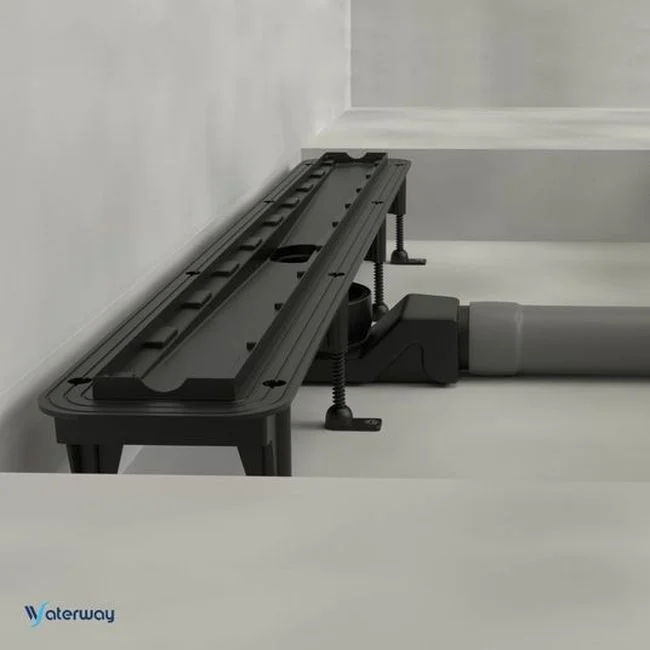 Душевой канал Waterway Stream 750 мм черный с решеткой LINE new (WSB800001N14) - Фото 2