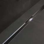 Дренажный канал Geberit CleanLine50: L=30-130 см, с покрытием, черный хром/матовый (154.447.QC.1) - Фото 2
