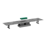 Монтажный комплект для каналов Hansgrohe 50 мм uBox universal 1200 мм (56027180) - Фото 1