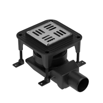 Душевой трап Waterway Spot X 10х10, корпус серый (WSX100001G2)