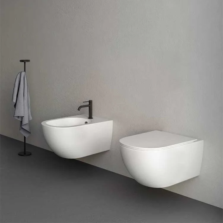 Унітаз підвісний Nic Design Pin, антрацит матовий (003709013) - Фото 2