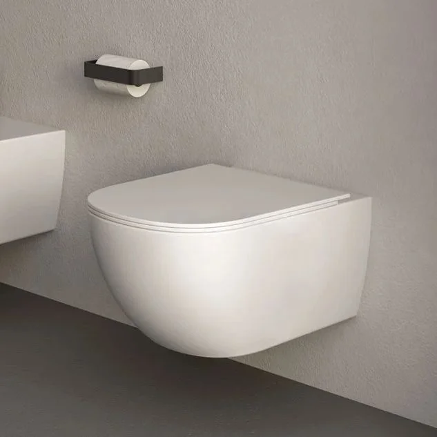 Унитаз подвесной с крышкой Nic Design Pin 55х37, Indaco matt (003709066/005712066) - Фото 2