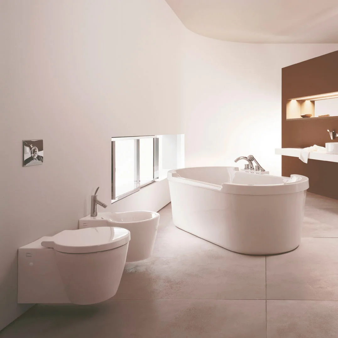 Унитаз подвесной с крышкой Duravit Starck 1 (0210090064 0065880099) - Фото 2
