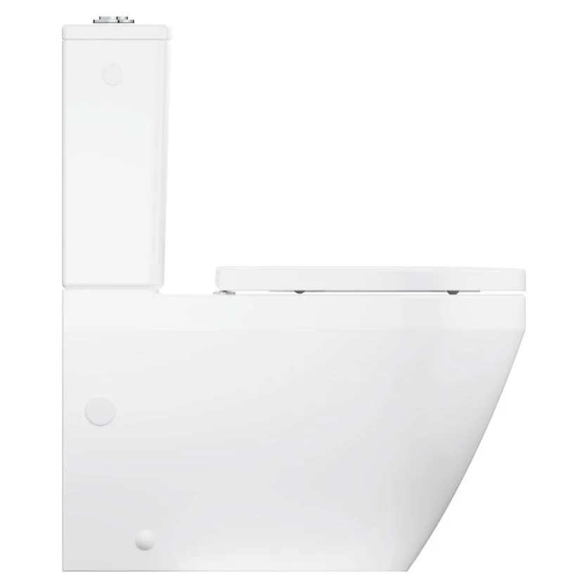 Унітаз для підлоги Grohe Euro Ceramic, готовий комплект, горизонтальний випуск, білий (102513SH00) - Фото 2