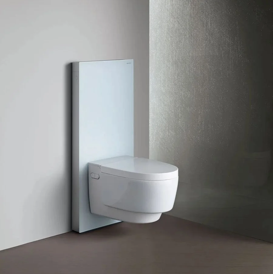 Підвісний унітаз-біде Geberit AquaClean Mera Classic: Глянсовий хром (146.204.21.1) - Фото 3
