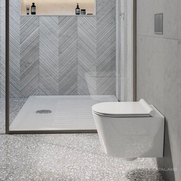 Унитаз подвесной Catalano Zero с крышкой Soft Close Plus, белый (1VSV45N00/5V45STP00) - Фото 2