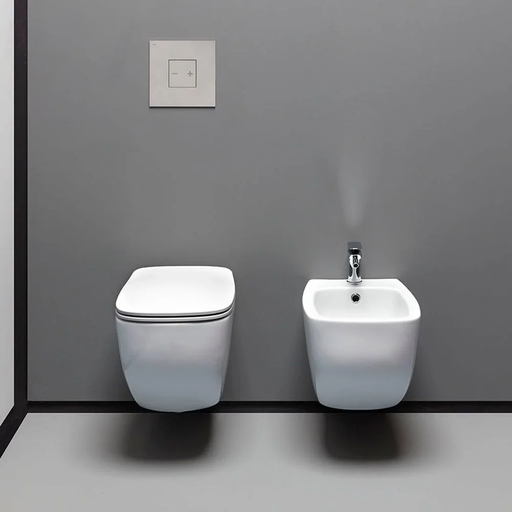 Унитаз подвесной AXA White Jam Norim , безободковый, белый (3312701) - Фото 2
