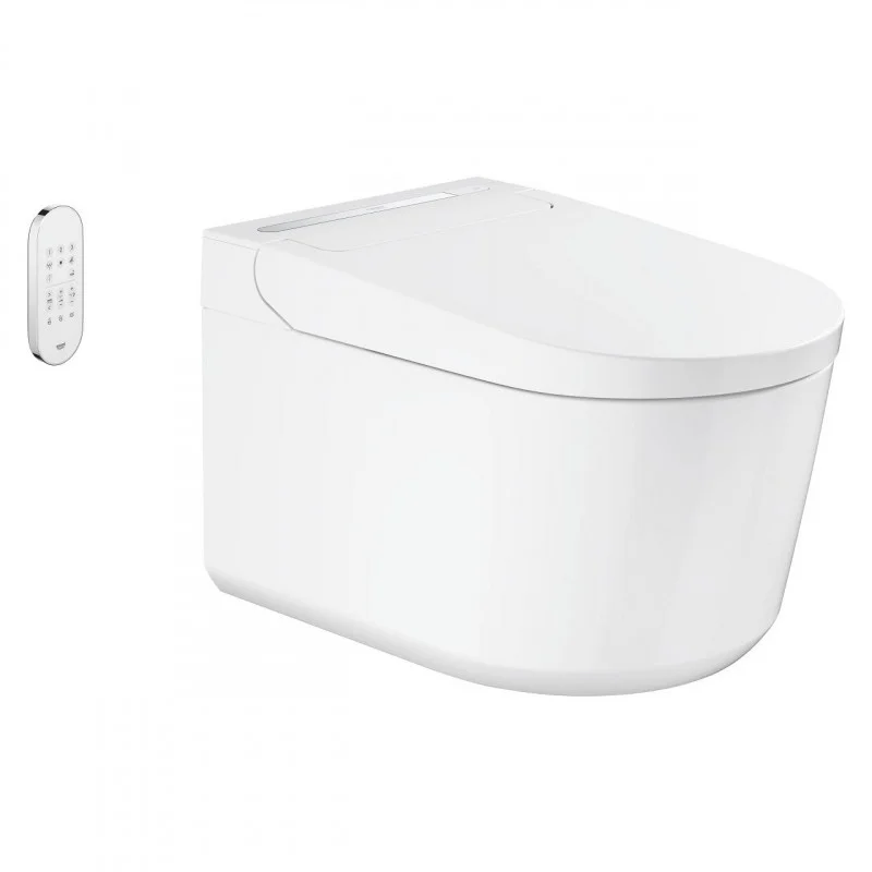 Унитаз-биде Grohe Sensia Pro безободковый подвесной электронный, белый (36508SH0) - Фото 2