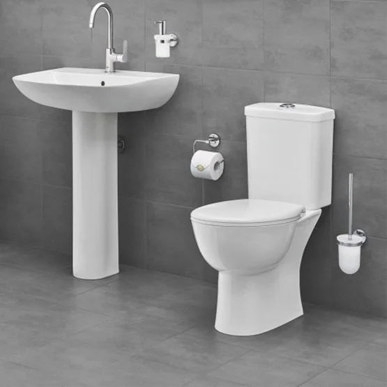 Унітаз підлоговий Grohe Bau Ceramic з бачком і кришкою (39347000) - Фото 3