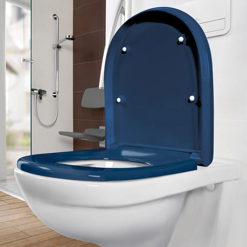 Унитаз подвесной Villeroy & Boch O.Novo Rimless для людей с инвалидностью (4601R001) - Фото 2