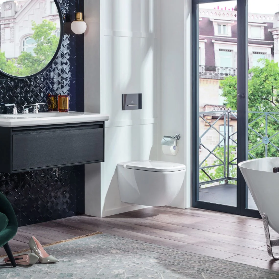 Унитаз подвесной Villeroy & Boch Antheus Rimless (4608R0R1) - Фото 3