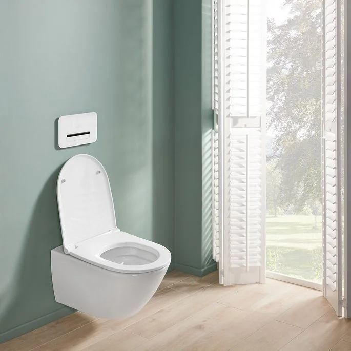 Унитаз подвесной с крышкой Villeroy&Boch Subway 3.0 Slim, White Alpin (4670T901) - Фото 3
