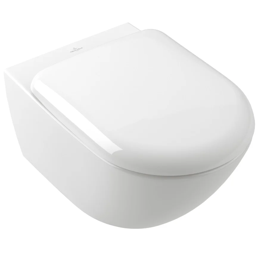 Унитаз подвесной Villeroy&Boch Antao, 37х56 см, Ceramic Plus, White Alpin (4674T0R1) - Фото 2