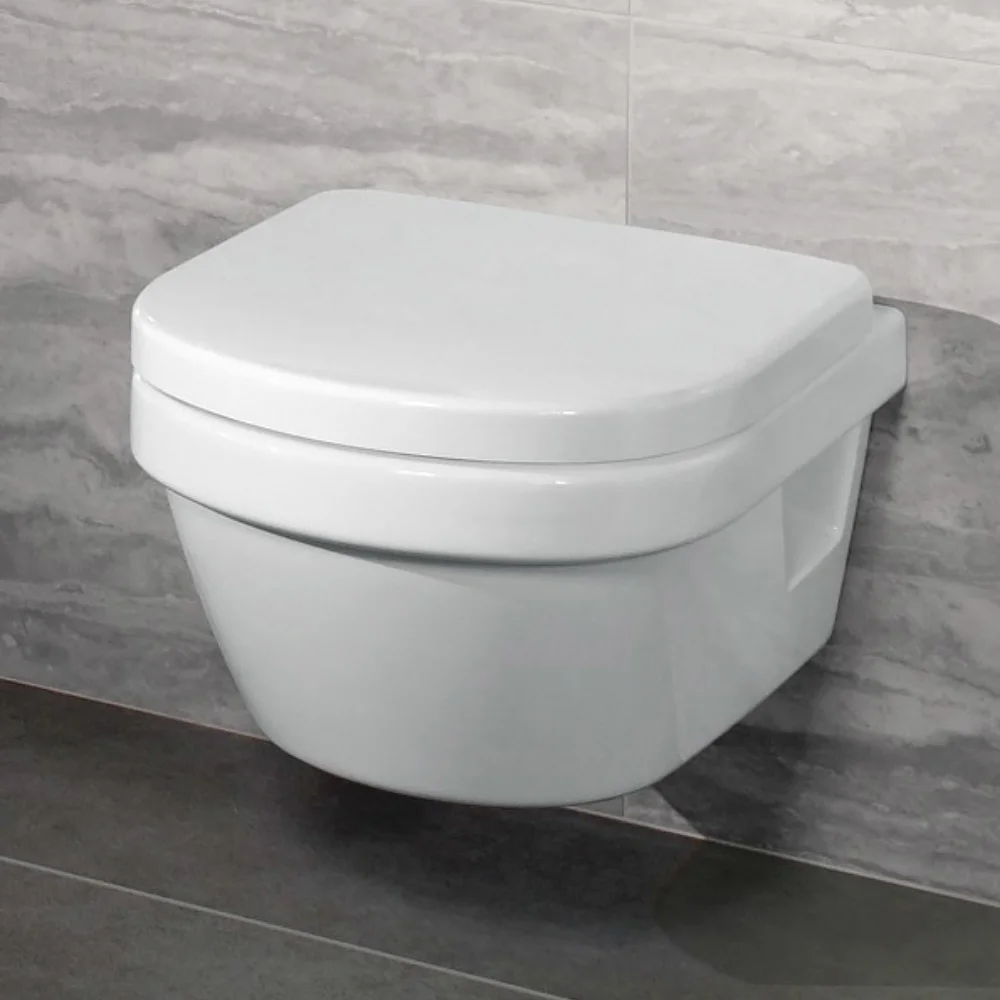 Унитаз подвесной Villeroy & Boch Architectura Directflush с крышкой Soft Closing, укороченный (4687HR01) - Фото 2