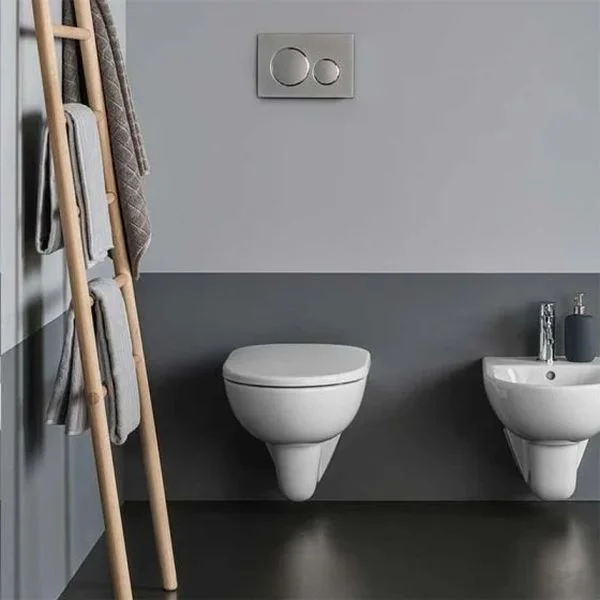 Унітаз підвісний Geberit Selnova лійкоподібний, Rimfree, білий (501.045.00.7) - Фото 2
