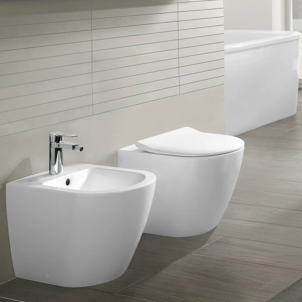 Унитаз приставной Villeroy & Boch Subway 2.0 Rimless (5602R001) - Фото 2