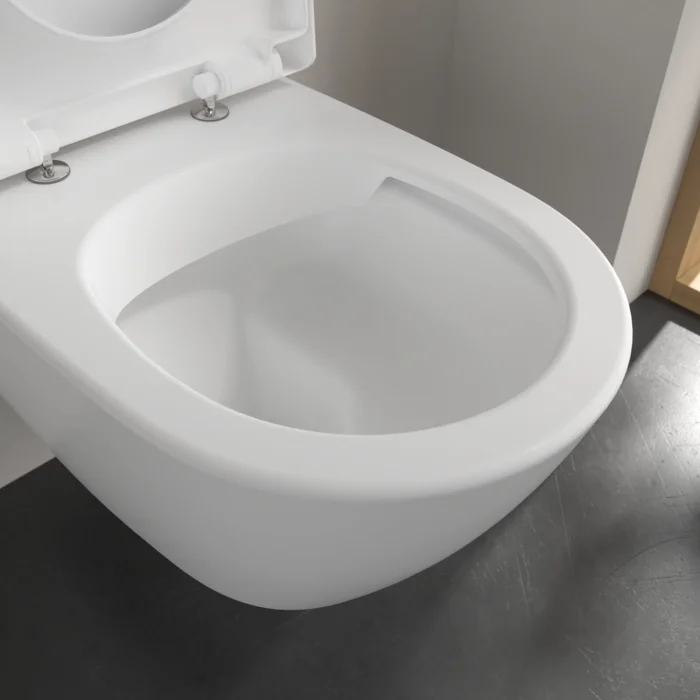 Підвісний унітаз Villeroy & Boch Subway 2.0 CeramicPlus, Stone White (5614R0RW) - Фото 3