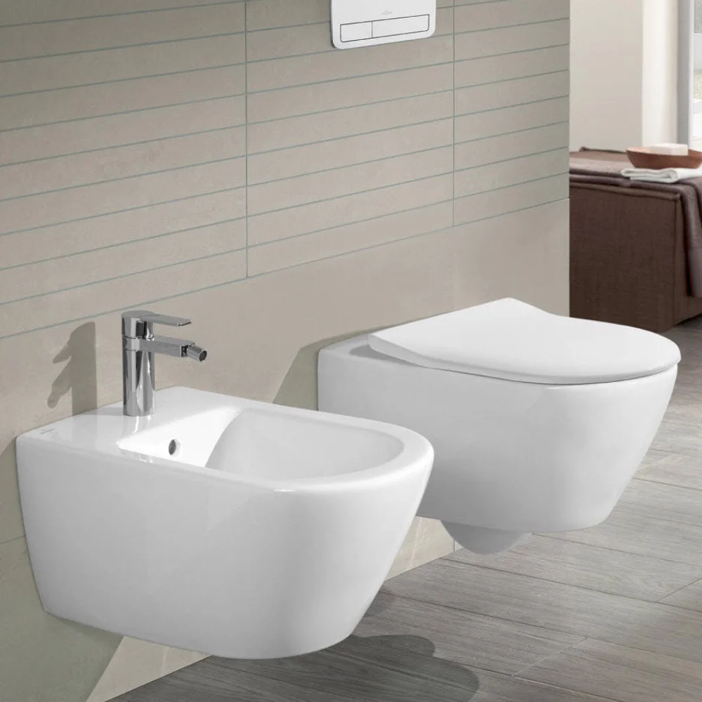 Унитаз подвесной Villeroy & Boch Subway 2.0 Rimless с крышкой SoftClose (5614R201) - Фото 2