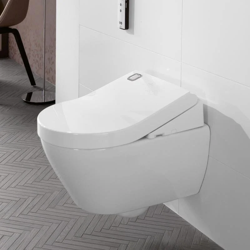 Унітаз консольний Villeroy & Boch Subway Viclean Rimless 370x560 (5614R4R1) - Фото 2