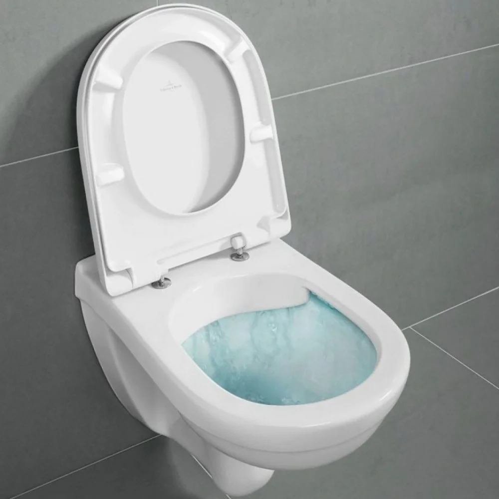 Унітаз підвісний Villeroy & Boch O.Novo Directflush без обідка з кришкою Soft Closing (5660HR01) - Фото 2