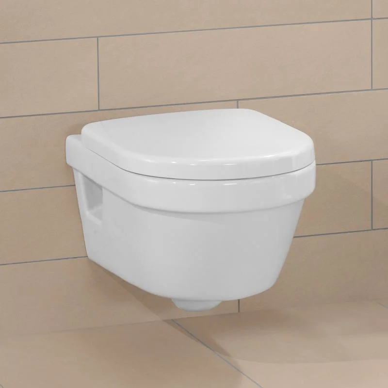Унитаз подвесной Villeroy & Boch Architectura Rimless AntiBac (5684R0T1) - Фото 3
