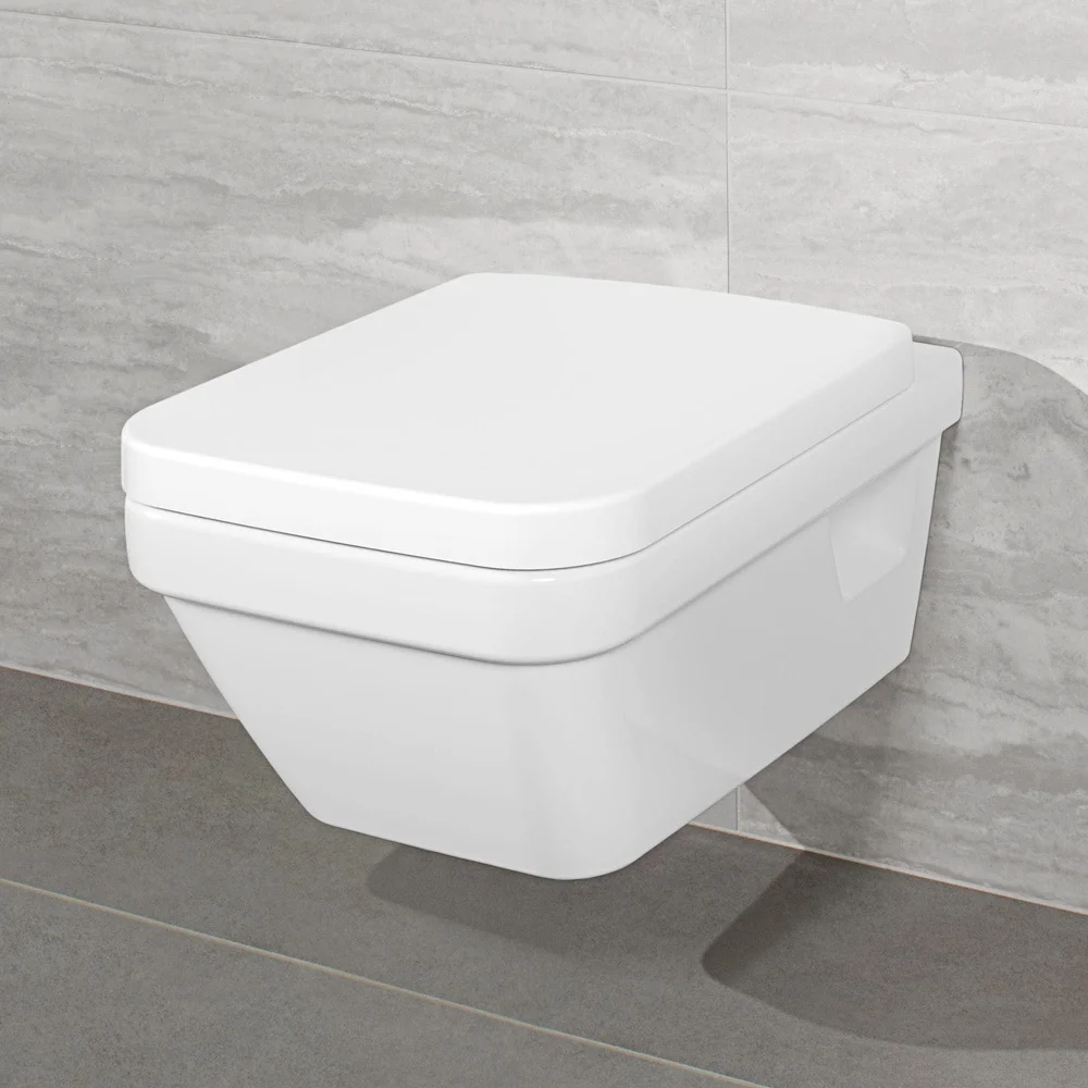 Унітаз підвісний Villeroy & Boch Architectura, Rimless, з кришкою Soft close (5685HR01) - Фото 2