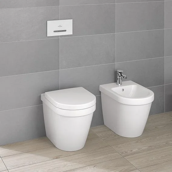 Унітаз підлоговий приставний з кришкою Villeroy & Boch Architectura, DirectFlush (5690R001 / 9M70S101) - Фото 2