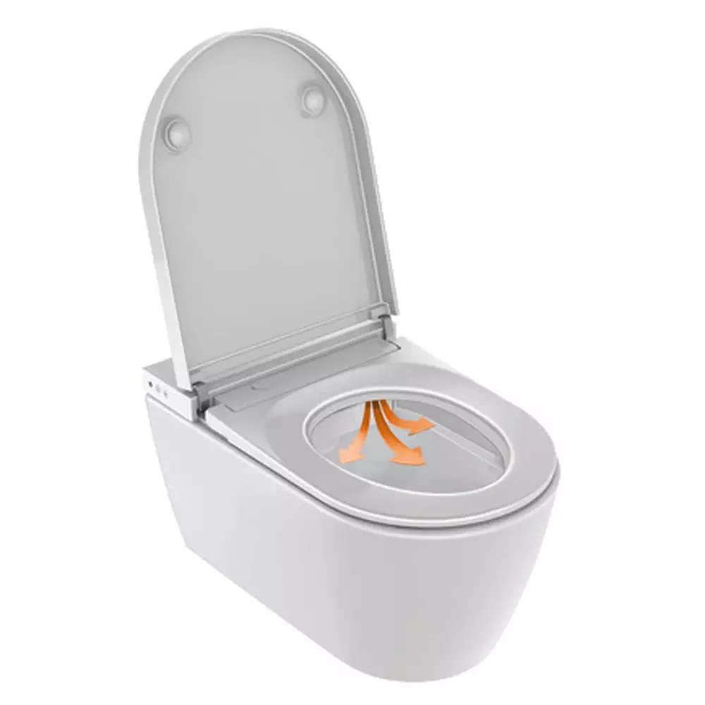 Унітаз-біде підвісний Duravit SensoWash Starck f Plus, білий (650000012004320) - Фото 5