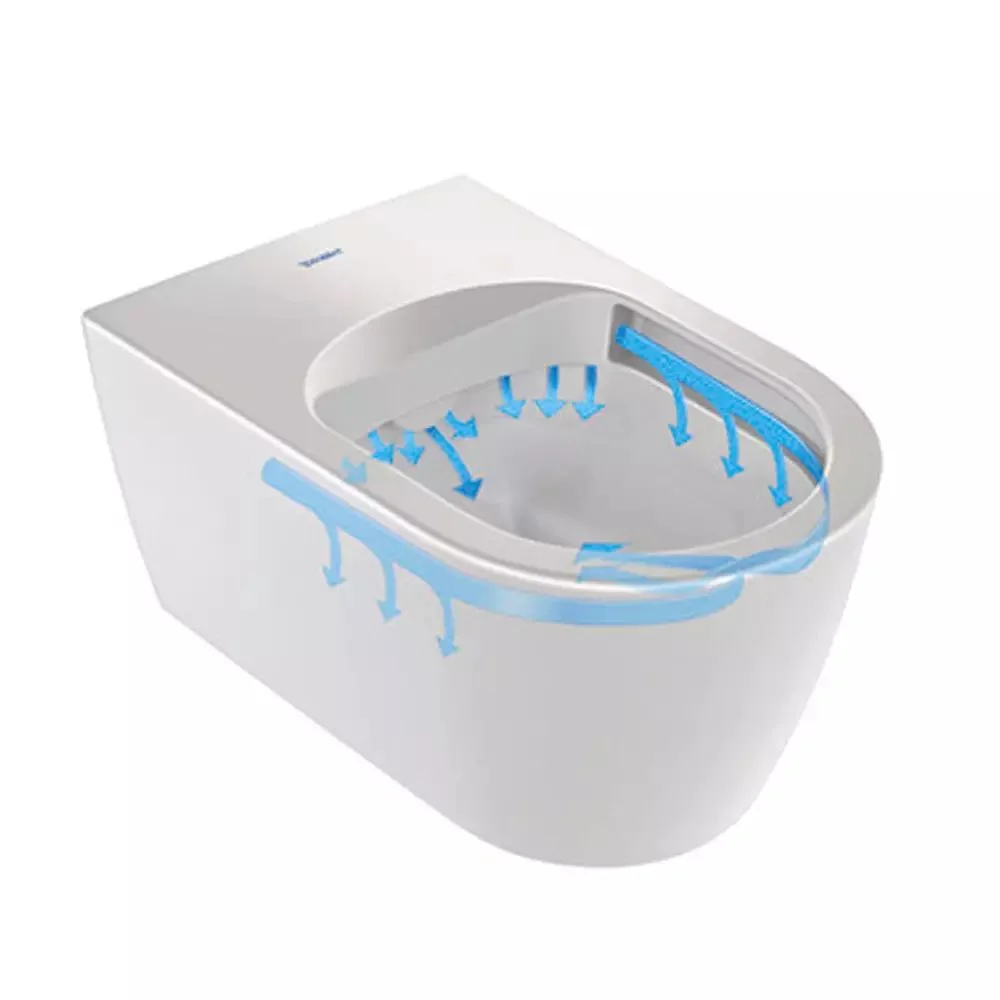 Унітаз-біде підвісний Duravit SensoWash Starck f Plus, білий (650000012004320) - Фото 2