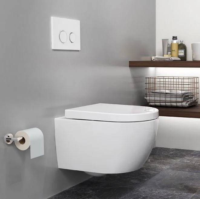 Унітаз підвісний безободковий Quarter Bath Deep, білий (70DE03054.00.1.3.01) - Фото 2