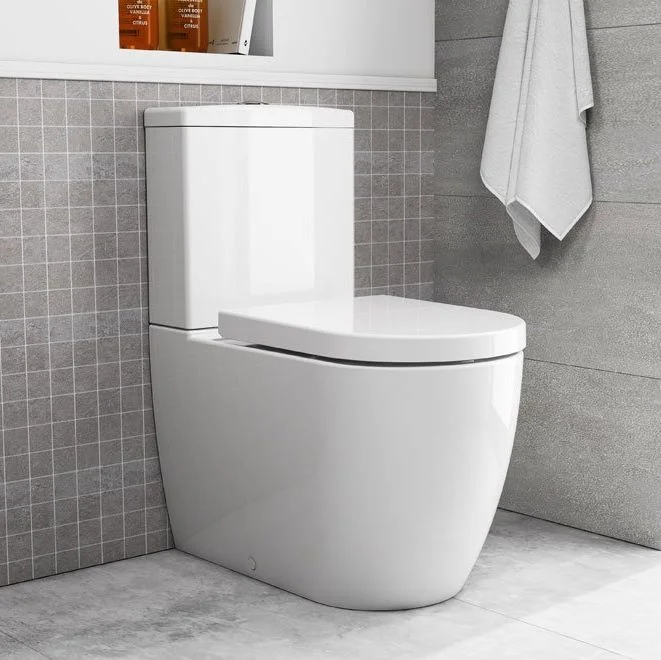 Унитаз напольный Quarter Bath Deep 63cm с бачком, белый (70DE06001.00.1.3.01_70DE60001.00.2) - Фото 2