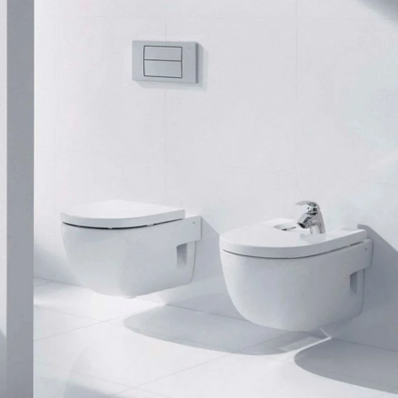 Унитаз подвесной Roca Meridian-N Compacto с крышкой  soft close 48х36 (A34H248000) - Фото 3