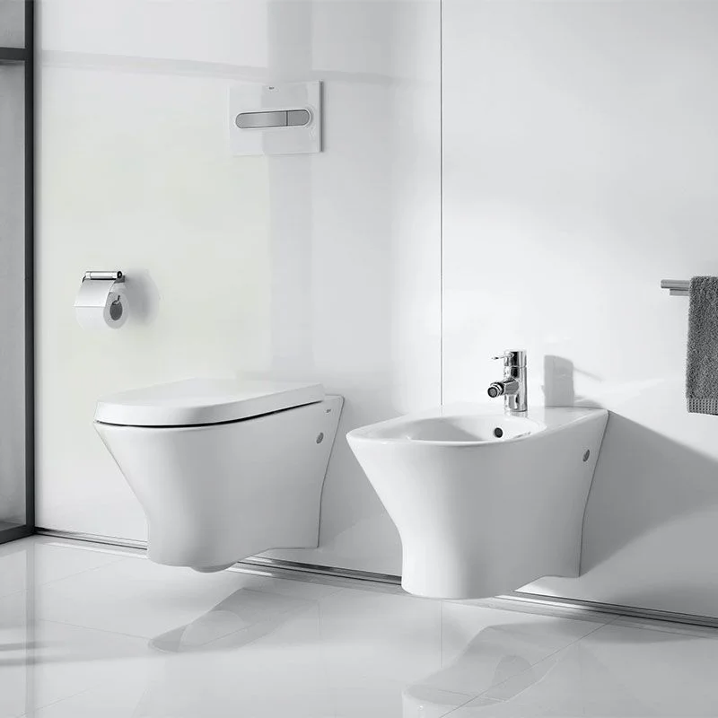 Унитаз подвесной Roca Nexo Clean Rim с крышкой (A34H64L000) - Фото 2