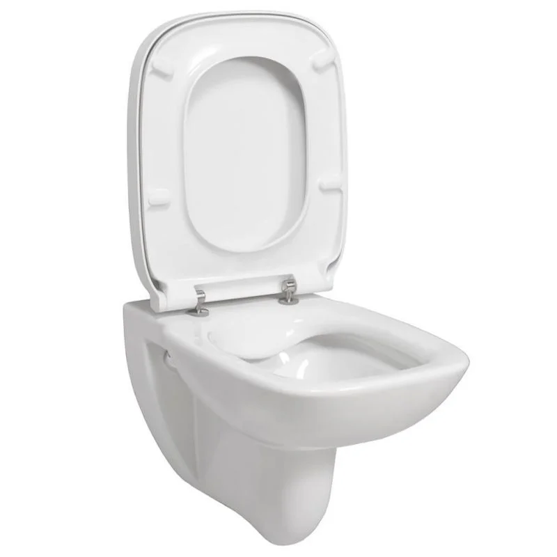 Унитаз подвесной с сиденьем Roca Debba Rimless 54x35.5, белый (A34H993000) - Фото 2