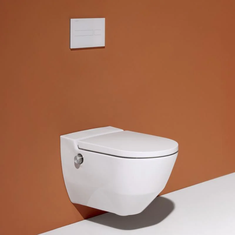 Унитаз подвесной Laufen Cleanet Navia 58х37 (H8206014000001) - Фото 5
