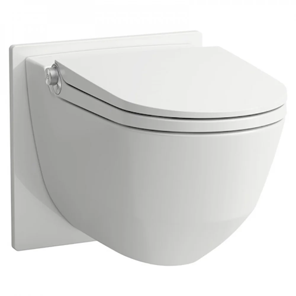 Унитаз-биде подвесной Laufen Cleanet Riva Rimless, белый (H8206914000001) - Фото 2