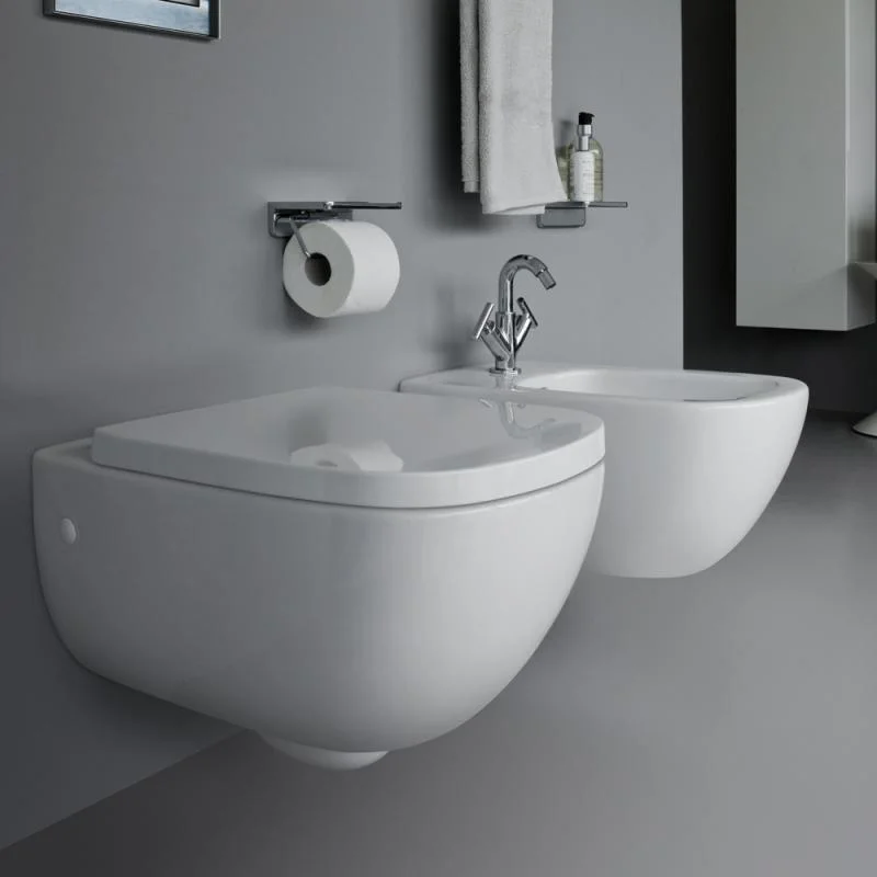 Унитаз подвесной с крышкой Laufen Palomba Rimless (H8208020000001 H8918020000001) - Фото 3