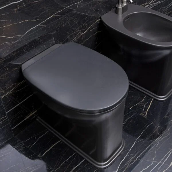 Унитаз напольный Flaminia Madre с системой Goclean plus, carbone matt (MA117RG) - Фото 2