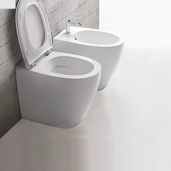 Унітаз підлоговий Globo 4ALL 54х36 h43 cm, білий (MD004BI) - Фото 2