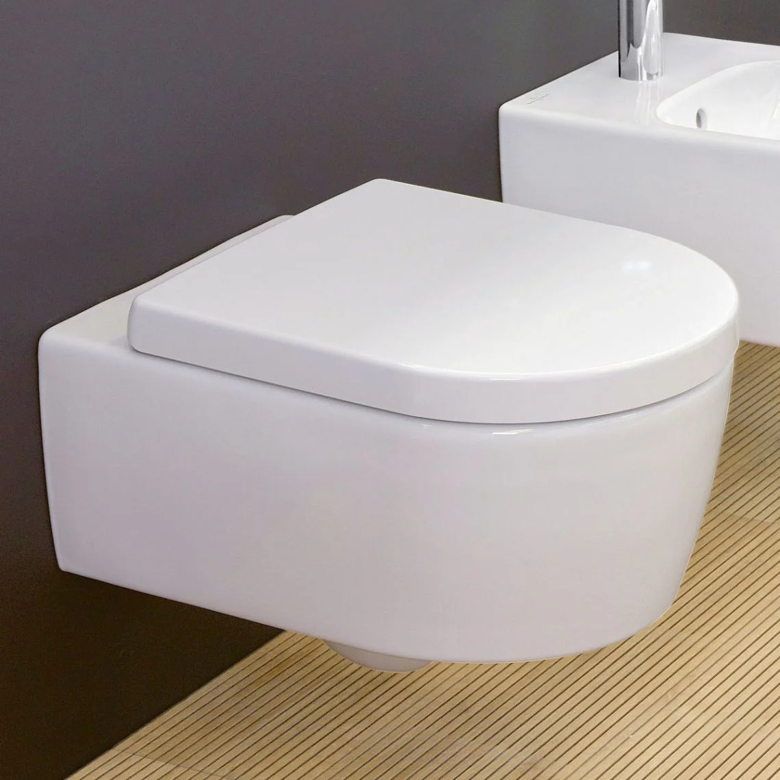Унітаз підвісний Villeroy & Boch Avento Rimless (5656HR01) - Фото 2