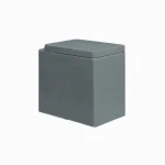 Унитаз напольный Nic Design Cool 34,5х52х42 см, Cemento матовый (003229047) - Фото 1
