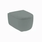 Унитаз подвесной Nic Design Ovvio 37,4х53х28,5 см, Cemento матовый (003479047) - Фото 1