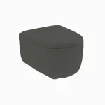 Унитаз подвесной Nic Design Ovvio 37,4х53х28,5 см, Argilla матовый (003479052) - Фото 1