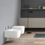 Унітаз підвісний Nic Design Ovvio 37,4х53х28,5 см, Denim глянець (003479076) - Фото 2