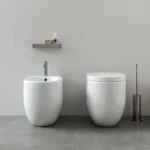 Унітаз підлоговий Nic Design Milk, антрацит матовий (003716013) - Фото 2