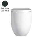 Унітаз підлоговий Nic Design Milk, антрацит матовий (003716013) - Фото 1