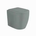 Унитаз напольный Nic Design Ovvio 37,4х53х42 см, Cemento матовый (003859047) - Фото 1