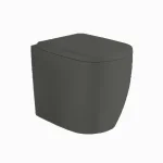 Унитаз напольный Nic Design Ovvio 37,4х53х42 см, Argilla матовый (003859052) - Фото 1